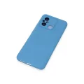 BUĞZ Xiaomi Redmi 12c Kılıf Nano İçi Kadife Silikon - Mavi