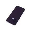 BUĞZ Xiaomi Redmi 12c Kılıf Nano İçi Kadife Silikon - Mor