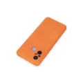 BUĞZ Xiaomi Redmi 12c Kılıf Nano İçi Kadife Silikon - Turuncu