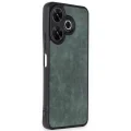 BUĞZ Xiaomi Redmi 13 4g Kılıf Aras Deri Kapak - Koyu Yeşil