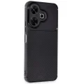 BUĞZ Xiaomi Redmi 13 4g Kılıf Auto Focus Karbon Kapak - Siyah