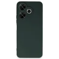 BUĞZ Xiaomi Redmi 13 4g Kılıf First Silikon - Koyu Yeşil