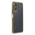BUĞZ Xiaomi Redmi 13c Kılıf Razer Lensli Silikon - Gold