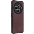 BUĞZ Xiaomi Redmi 14c Kılıf Aras Deri Kapak - Bordo
