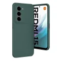 BUĞZ Xiaomi Redmi 15 4g Auto Focus Karbon Kapak - Koyu Yeşil