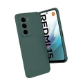 BUĞZ Xiaomi Redmi 15 4g Auto Focus Karbon Kapak - Koyu Yeşil