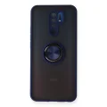 BUĞZ Xiaomi Redmi 9 Kılıf Montreal Yüzüklü Silikon Kapak - Lacivert