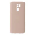BUĞZ Xiaomi Redmi 9 Kılıf Nano İçi Kadife Silikon - Pudra
