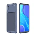 BUĞZ Xiaomi Redmi 9a Kılıf Auto Focus Karbon Kapak - Lacivert