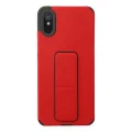 BUĞZ Xiaomi Redmi 9a Kılıf Mega Standlı Silikon - Kırmızı