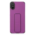 BUĞZ Xiaomi Redmi 9a Kılıf Mega Standlı Silikon - Mor