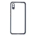BUĞZ Xiaomi Redmi 9a Kılıf Miami Şeffaf Silikon - Gri