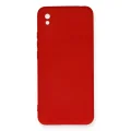 BUĞZ Xiaomi Redmi 9a Kılıf Nano İçi Kadife Silikon - Kırmızı