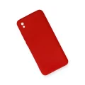 BUĞZ Xiaomi Redmi 9a Kılıf Nano İçi Kadife Silikon - Kırmızı