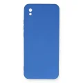 BUĞZ Xiaomi Redmi 9a Kılıf Nano İçi Kadife Silikon - Mavi