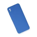 BUĞZ Xiaomi Redmi 9a Kılıf Nano İçi Kadife Silikon - Mavi