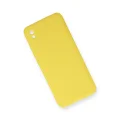 BUĞZ Xiaomi Redmi 9a Kılıf Nano İçi Kadife Silikon - Sarı