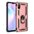 BUĞZ Xiaomi Redmi 9a Kılıf Sofya Yüzüklü Silikon Kapak - Rose