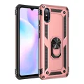 BUĞZ Xiaomi Redmi 9a Kılıf Sofya Yüzüklü Silikon Kapak - Rose