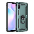 BUĞZ Xiaomi Redmi 9a Kılıf Sofya Yüzüklü Silikon Kapak - Yeşil
