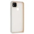 BUĞZ Xiaomi Redmi 9c Kılıf Elegant Kapak - Pudra