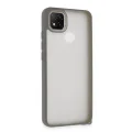 BUĞZ Xiaomi Redmi 9c Kılıf Elegant Kapak - Titan Gri