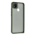 BUĞZ Xiaomi Redmi 9c Kılıf Elegant Kapak - Yeşil