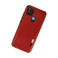 BUĞZ Xiaomi Redmi 9c Kılıf Loop Deri Silikon - Kırmızı