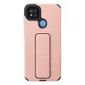 BUĞZ Xiaomi Redmi 9c Kılıf Mega Standlı Silikon - Pudra