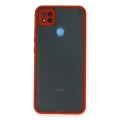 BUĞZ Xiaomi Redmi 9c Kılıf Montreal Silikon Kapak - Kırmızı
