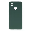 BUĞZ Xiaomi Redmi 9c Kılıf Nano İçi Kadife Silikon - Koyu Yeşil