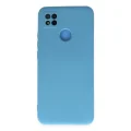 BUĞZ Xiaomi Redmi 9c Kılıf Nano İçi Kadife Silikon - Mavi
