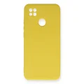 BUĞZ Xiaomi Redmi 9c Kılıf Nano İçi Kadife Silikon - Sarı