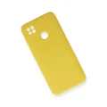BUĞZ Xiaomi Redmi 9c Kılıf Nano İçi Kadife Silikon - Sarı