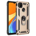 BUĞZ Xiaomi Redmi 9c Kılıf Sofya Yüzüklü Silikon Kapak - Gold