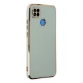 BUĞZ Xiaomi Redmi 9c Kılıf Volet Silikon - Açık Yeşil