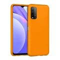 BUĞZ Xiaomi Redmi 9t Kılıf Nano İçi Kadife Silikon - Turuncu