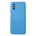 BUĞZ Xiaomi Redmi Note 10 Kılıf Nano İçi Kadife Silikon - Mavi