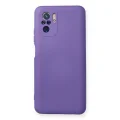 BUĞZ Xiaomi Redmi Note 10 Kılıf Nano İçi Kadife Silikon - Mor