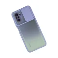 BUĞZ Xiaomi Redmi Note 10 Kılıf Palm Buzlu Kamera Sürgülü Silikon - Lila