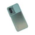 BUĞZ Xiaomi Redmi Note 10 Kılıf Palm Buzlu Kamera Sürgülü Silikon - Turkuaz