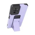 BUĞZ Xiaomi Redmi Note 10 Pro Kılıf Mega Standlı Silikon - Lila