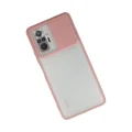 BUĞZ Xiaomi Redmi Note 10 Pro Kılıf Palm Buzlu Kamera Sürgülü Silikon - Pembe
