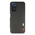 BUĞZ Xiaomi Redmi Note 11 Kılıf Loop Deri Silikon - Siyah