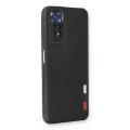 BUĞZ Xiaomi Redmi Note 11 Kılıf Loop Deri Silikon - Siyah