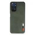 BUĞZ Xiaomi Redmi Note 11 Kılıf Loop Deri Silikon - Yeşil
