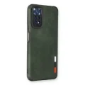 BUĞZ Xiaomi Redmi Note 11 Kılıf Loop Deri Silikon - Yeşil