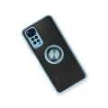 BUĞZ Xiaomi Redmi Note 11 Kılıf Montreal Yüzüklü Silikon Kapak - Buz Mavi