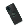 BUĞZ Xiaomi Redmi Note 11 Kılıf Montreal Yüzüklü Silikon Kapak - Yeşil