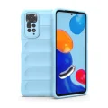 BUĞZ Xiaomi Redmi Note 11 Kılıf Optimum Silikon - Sky Blue